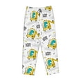 thumbnail image 1 of Kdxio Women's Comfy Stretch Dinosaur on ExcavatorPrint Drawstring Pajama Pants-Medium, 1 of 9
