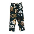 thumbnail image 1 of Kdxio Women's Comfy Stretch DogsPrint Drawstring Pajama Pants-Medium, 1 of 9
