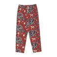 thumbnail image 1 of Kdxio Women's Comfy Stretch Dragons2Print Drawstring Pajama Pants-Large, 1 of 9