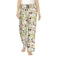 thumbnail image 1 of Kdxio Women's Comfy Stretch Fall Animals Print Drawstring Pajama Pants-Medium, 1 of 5