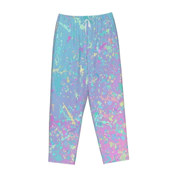 Kdxio Women's Comfy Stretch Fantasy GradientPrint Drawstring Pajama Pants-X-Large