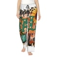 thumbnail image 1 of Kdxio Women's Comfy Stretch Happy Fall Y'All Print Drawstring Pajama Pants-X-Large, 1 of 5