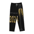 thumbnail image 1 of Kdxio Women's Comfy Stretch Happy New Year 2024 (2)Print Drawstring Pajama Pants-Small, 1 of 9