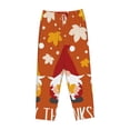 thumbnail image 1 of Kdxio Women's Comfy Stretch Happy Thanksgiving Three GnomesPrint Drawstring Pajama Pants-Medium, 1 of 9