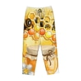 thumbnail image 1 of Kdxio Women's Comfy Stretch Honey BeePrint Drawstring Pajama Pants-Large, 1 of 9