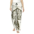 thumbnail image 1 of Kdxio Women's Comfy Stretch Horses Grazing On Meadow Print Drawstring Pajama Pants-Medium, 1 of 5