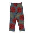 thumbnail image 1 of Kdxio Women's Comfy Stretch LadybugPrint Drawstring Pajama Pants-Medium, 1 of 9