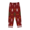 thumbnail image 1 of Kdxio Women's Comfy Stretch Merry ChristmasPrint Drawstring Pajama Pants-Large, 1 of 9