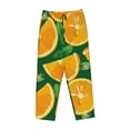 thumbnail image 1 of Kdxio Women's Comfy Stretch OrangePrint Drawstring Pajama Pants-XX-Large, 1 of 9