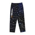 thumbnail image 1 of Kdxio Women's Comfy Stretch Physical FormulasPrint Drawstring Pajama Pants-Small, 1 of 9