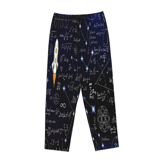 Kdxio Women's Comfy Stretch Physical FormulasPrint Drawstring Pajama Pants-Small