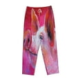 thumbnail image 1 of Kdxio Women's Comfy Stretch Pink PigPrint Drawstring Pajama Pants-Medium, 1 of 9