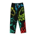 thumbnail image 1 of Kdxio Women's Comfy Stretch Play Game StartPrint Drawstring Pajama Pants-Medium, 1 of 9