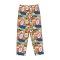 thumbnail image 1 of Kdxio Women's Comfy Stretch Retro Summer StampPrint Drawstring Pajama Pants-X-Large, 1 of 9