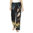 thumbnail image 1 of Kdxio Women's Comfy Stretch Sleeping Dragon In Forest Print Drawstring Pajama Pants-XX-Large, 1 of 5