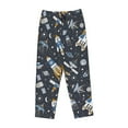 thumbnail image 1 of Kdxio Women's Comfy Stretch Space CarsPrint Drawstring Pajama Pants-Medium, 1 of 9