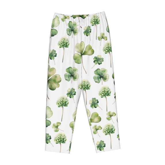 Kdxio Women's Comfy Stretch St Patrick's Day3Print Drawstring Pajama Pants-XX-Large