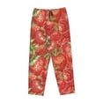 thumbnail image 1 of Kdxio Women's Comfy Stretch StrawberryPrint Drawstring Pajama Pants-Medium, 1 of 9