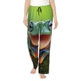 thumbnail image 1 of Kdxio Women's Comfy Stretch Tree Frog Print Drawstring Pajama Pants-Small, 1 of 5