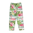 thumbnail image 1 of Kdxio Women's Comfy Stretch Tropical FlamingoPrint Drawstring Pajama Pants-Large, 1 of 9