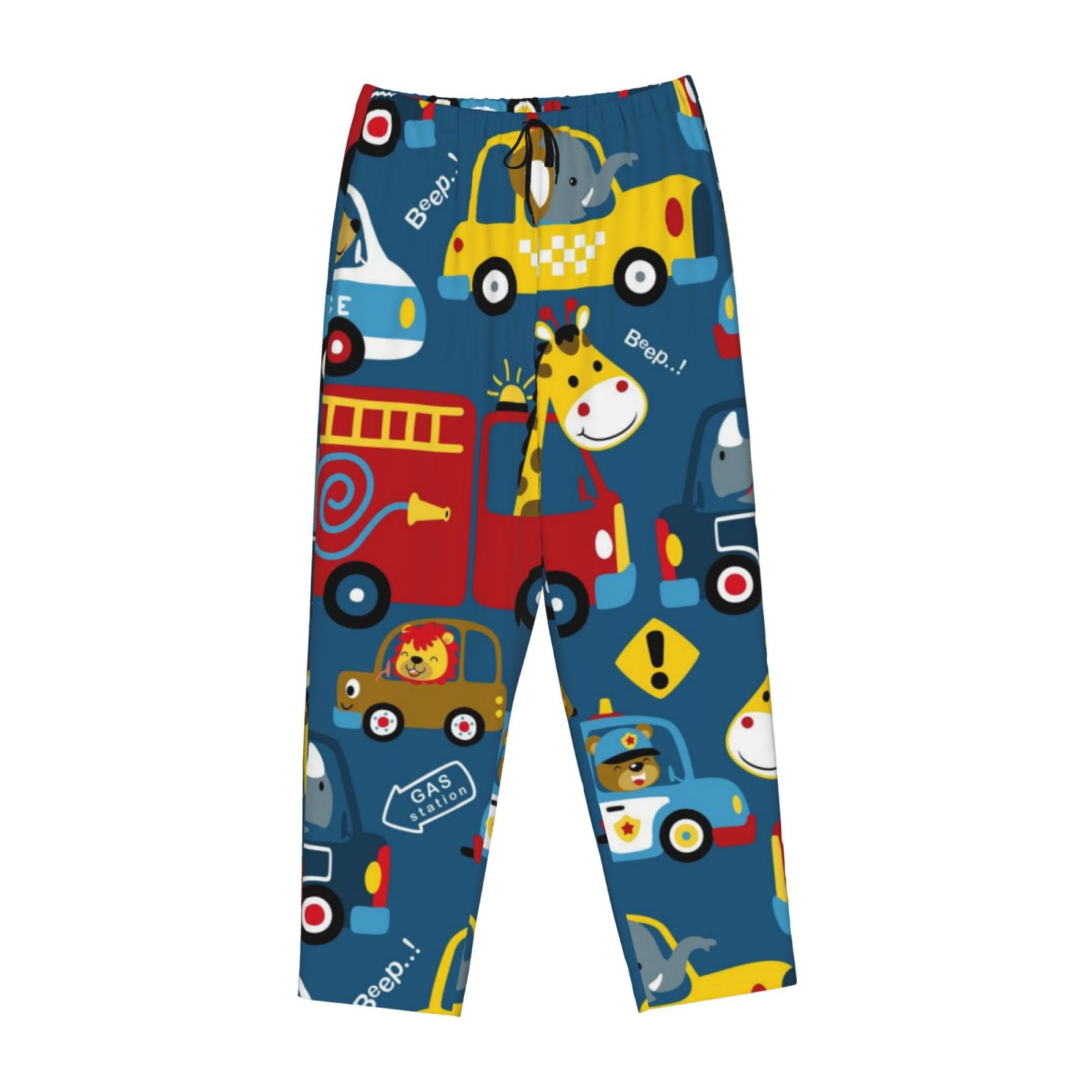 Kdxio Women's Comfy Stretch Vehicles Cartoon with Funny DriversPrint ...