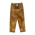 thumbnail image 1 of Kdxio Women's Comfy Stretch Vintage MapPrint Drawstring Pajama Pants-XX-Large, 1 of 9