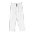 thumbnail image 1 of Kdxio Women's Comfy Stretch WhitePrint Drawstring Pajama Pants-Large, 1 of 9