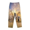 thumbnail image 1 of Kdxio Women's Comfy Stretch Wildlife ProtectionPrint Drawstring Pajama Pants-X-Large, 1 of 9