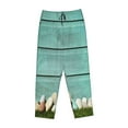thumbnail image 1 of Kdxio Women's Comfy Stretch Wood GrainPrint Drawstring Pajama Pants-X-Large, 1 of 9