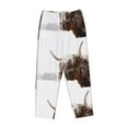 thumbnail image 1 of Kdxio Women's Comfy Stretch YakPrint Drawstring Pajama Pants-Small, 1 of 9