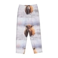 thumbnail image 1 of Kdxio Women's Comfy Stretch YakPrint Drawstring Pajama Pants-Small, 1 of 9