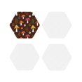 thumbnail image 1 of Kdxio Woodland Mushroom With Flowers And Berries Funny Coasters,4 Pcs Leather Coasters,Housewarming Gifts,Protect Furniture From Water Marks Scratch And Damage, 1 of 1
