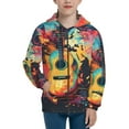 thumbnail image 1 of Kdxio World Map Guitar Illustration Pattern Kids Boys Girls Zip Up Hoodie 3D Printed Hooded Sweatshirt Hoody Coat with Pocket 7-12 Y-Small, 1 of 6