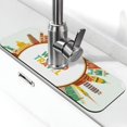 thumbnail image 1 of Kdxio World Travel3 Pattern Non-Slip Diatom Mud Faucet Drain Pad,Self Absorbent Mat for Kitchen Sink for Variety Kitchen & Bathroom Countertops, 1 of 7