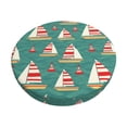 thumbnail image 1 of Kdxio Yachts And Buoys Print Stool Covers Round,Stretch Round Bar Stool Covers Washable Bar Stool Cushion Slipcover for 12-15 Inch Chair, 1 of 5