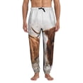 thumbnail image 1 of Kdxio Yak Pattern Joggers,Sweatpants for Men with Pockets-Medium, 1 of 5