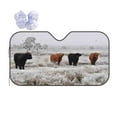 thumbnail image 1 of Kdxio Yak Print Front Windshield Sun Shade,Folding Auto Sunshade for Car Truck SUV-Medium, 1 of 7