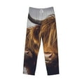 thumbnail image 1 of Kdxio Yak Print Men's Sleep Pajama Pant Lounge Pants with Pockets, 1 of 8