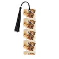 thumbnail image 1 of Kdxio Yak Print Metal Tassel Bookmarks,Perfect Gift for Art Lovers and Bookworms Metal Bookmarks for Women, 1 of 8