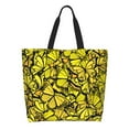 thumbnail image 1 of Kdxio Yellow Butterflies Casual Tote Bags Women Big Capacity Shoulder Bag for Women Travel Shoulder Bags Handbags, 1 of 8