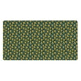 thumbnail image 1 of Kdxio Yellow Floral Print Large Gaming Mouse Pad,Non-Slip Base,Water Resist Keyboard Pad for Gamer,Office & Home,29.5 x 15.8 in, 1 of 6