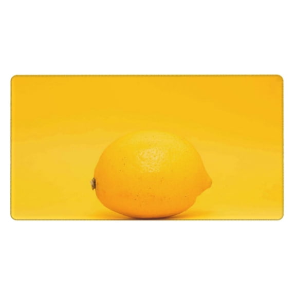 Kdxio Yellow Lemon Print Large Gaming Mouse Pad,Non-Slip Base,Water Resist Keyboard Pad for Gamer,Office & Home,29.5 x 15.8 in