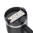thumbnail image 1 of Kdxio Yoga Dogs Poses Name Plate Compatible Stanley Cups Name Tag Acrylic Nameplate Tumbler Lid Topper for Cup Accessories, 1 of 9