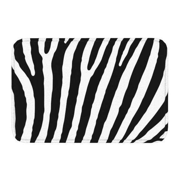 Kdxio Zebra,16" x 24", Non-Slip Front Door Mats,Outdoor Welcome Mat Washable