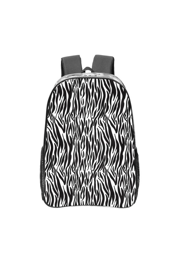 Zebra Clear Backpack, Transparent Bookbag for School for Women Men, Capacity Clear Bag for College, Travel