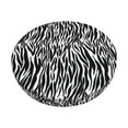 thumbnail image 1 of Kdxio Zebra Print Stool Covers Round,Stretch Round Bar Stool Covers Washable Bar Stool Cushion Slipcover for 12-15 Inch Chair, 1 of 7