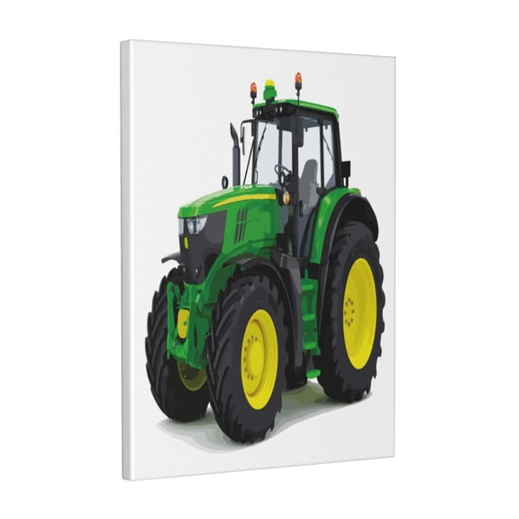 Kdxio big farm tractor Pattern Canvas Wall Art 12x16 Inches - Waterproof HD Print Solid Wood Frame for Living Room & Bathroom,Vertical