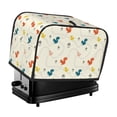 thumbnail image 1 of Kdxio colorful Squirrel Nuts Print Toaster Cover Bread Machine Cover Fits for Most Standard 2 Slice Toasters,Keep Toaster Free From Dust And Fingerprint Oven Dustproof Cover, 1 of 7
