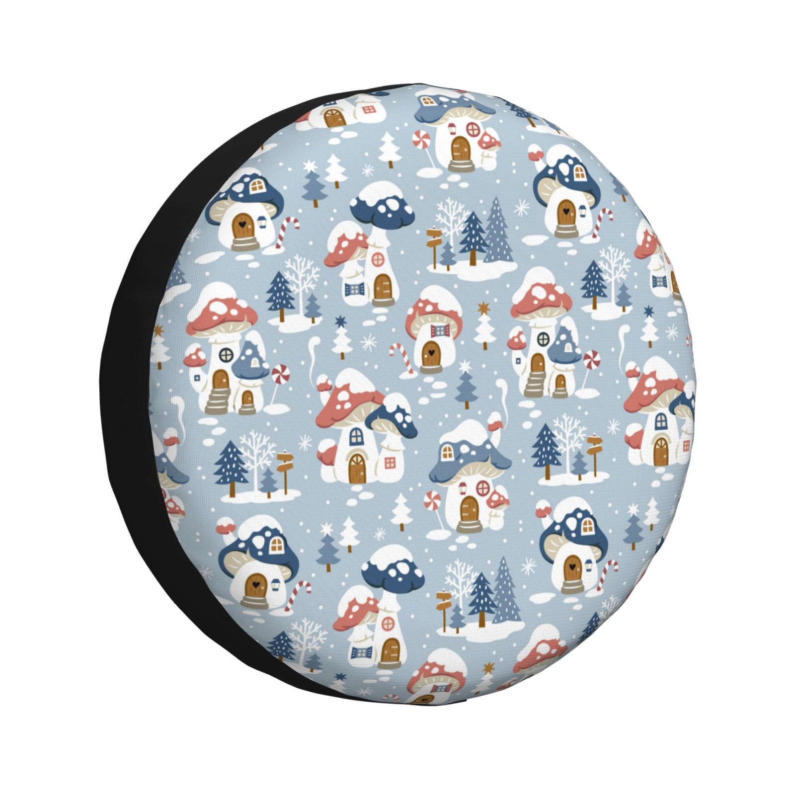 Kdxio cute Mushroom Village for Tire Cover Wheel Protectors Tyre Covers