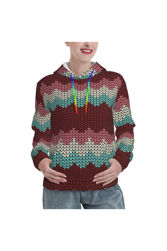 fall leaf Element Print Womens Oversized Hoodies Sweatshirts Hooded Pullover Tops Sweaters Casual-X-Large